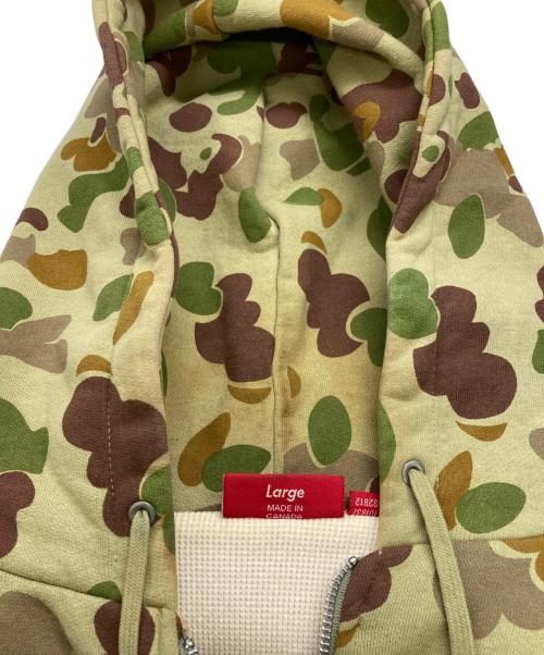 SUPREME（シュプリーム）SUPREME (シュプリーム) Thermal Zip-up Hoodie カーキ サイズ:Largeの古着・服飾アイテム