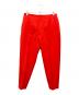 Drawer（ドゥロワー）の古着「クロップ丈センタープレスパンツ」｜レッド