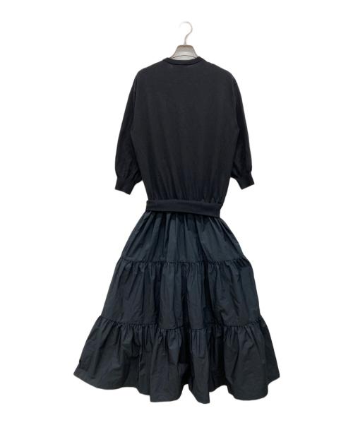 DRAWER（ドゥロワー）DRAWER (ドゥロワー) 16Gxタフタワンピース ブラック サイズ:1の古着・服飾アイテム