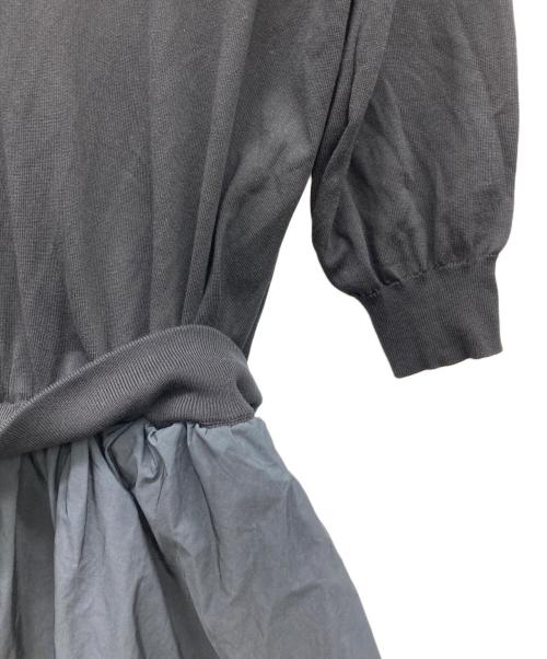 DRAWER（ドゥロワー）DRAWER (ドゥロワー) 16Gxタフタワンピース ブラック サイズ:1の古着・服飾アイテム