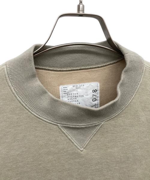 sacai（サカイ）sacai (サカイ) Sponge Sweat x Nylon Twill Dress カーキ サイズ:2の古着・服飾アイテム