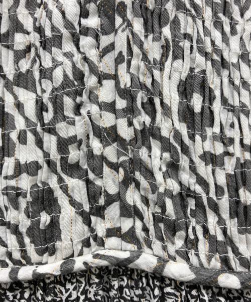 sara mallika（サラマリカ）sara mallika (サラマリカ) ダブルフラワープリントワンピース グレー サイズ:freeの古着・服飾アイテム