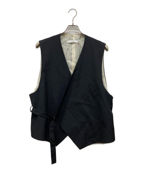 Ujoh（ウジョー）UJOH (ウジョー) BELTED VEST ブラック サイズ:2の古着・服飾アイテム
