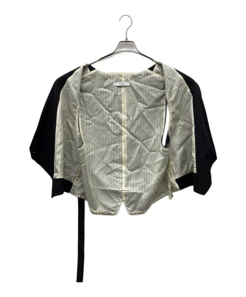 Ujoh（ウジョー）UJOH (ウジョー) BELTED VEST ブラック サイズ:2の古着・服飾アイテム