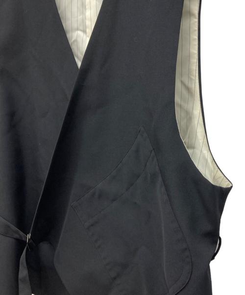 Ujoh（ウジョー）UJOH (ウジョー) BELTED VEST ブラック サイズ:2の古着・服飾アイテム