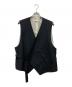 UJOH（ウジョー）の古着「BELTED VEST」｜ブラック