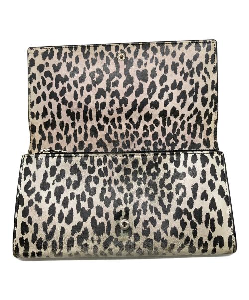 Saint Laurent Paris（サンローランパリ）Saint Laurent Paris (サンローランパリ) 財布 ホワイト×ブラックの古着・服飾アイテム