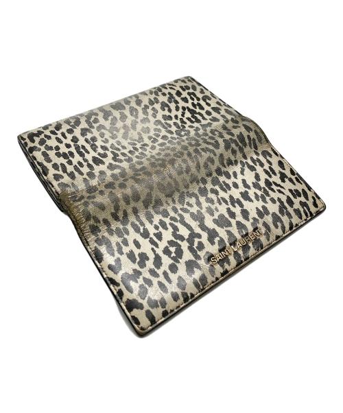 Saint Laurent Paris（サンローランパリ）Saint Laurent Paris (サンローランパリ) 財布 ホワイト×ブラックの古着・服飾アイテム