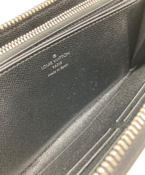 LOUIS VUITTON（ルイ ヴィトン）LOUIS VUITTON (ルイ ヴィトン) ラウンドジップウォレット ブラックの古着・服飾アイテム