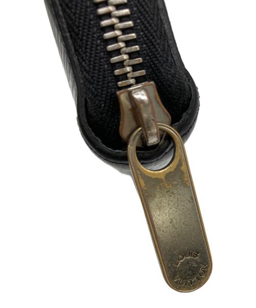 LOUIS VUITTON（ルイ ヴィトン）LOUIS VUITTON (ルイ ヴィトン) ラウンドジップウォレット ブラックの古着・服飾アイテム