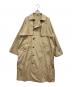 UNIVERSAL TISSU（ユニバーサルティシュ）の古着「ハイデンシティ エフォートレス トレンチコート」｜ベージュ