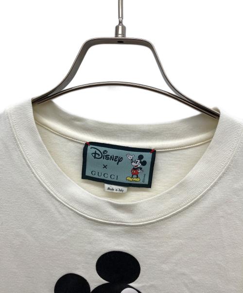 GUCCI（グッチ）GUCCI (グッチ) ミッキープリントオーバーサイズT アイボリー サイズ:S　175/92Aの古着・服飾アイテム