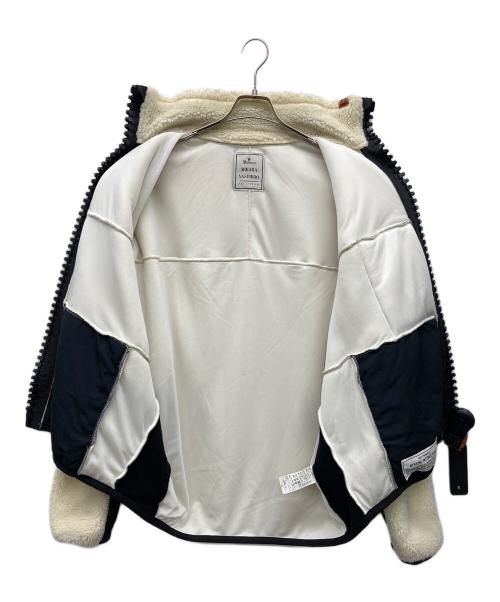 MIHARA YASUHIRO（ミハラヤスヒロ）MIHARA YASUHIRO (ミハラヤスヒロ) Wide Back Boa Blouson White ベージュ サイズ:46の古着・服飾アイテム