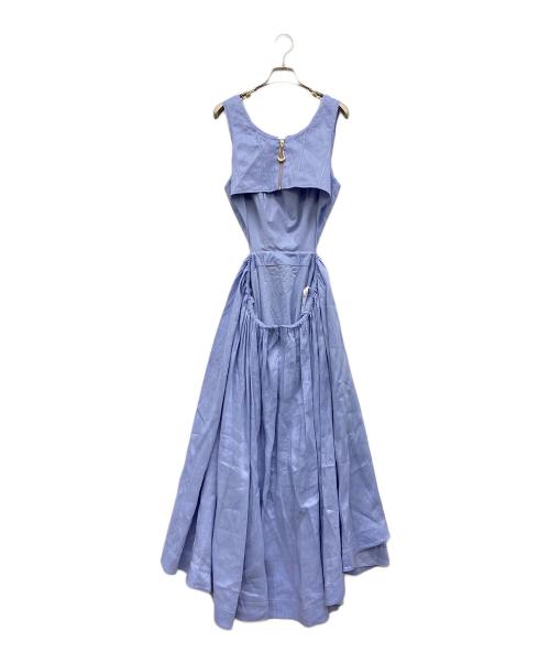 aje.（アジェ）Aje. (アジェ) リネン混ノースリーブワンピース スカイブルー サイズ:12の古着・服飾アイテム