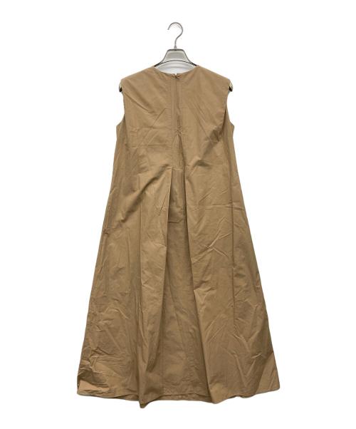 SEVEN TEN by MIHO KAWAHITO（セブン テン バイ ミホ カワヒト）SEVEN TEN by MIHO KAWAHITO (セブン テン バイ ミホ カワヒト) ノースリーブワンピース ブラウン サイズ:Mの古着・服飾アイテム