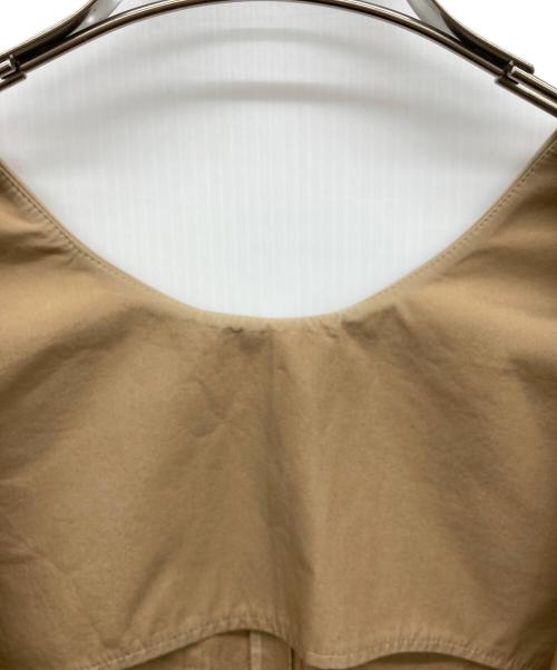 SEVEN TEN by MIHO KAWAHITO（セブン テン バイ ミホ カワヒト）SEVEN TEN by MIHO KAWAHITO (セブン テン バイ ミホ カワヒト) ノースリーブワンピース ブラウン サイズ:Mの古着・服飾アイテム