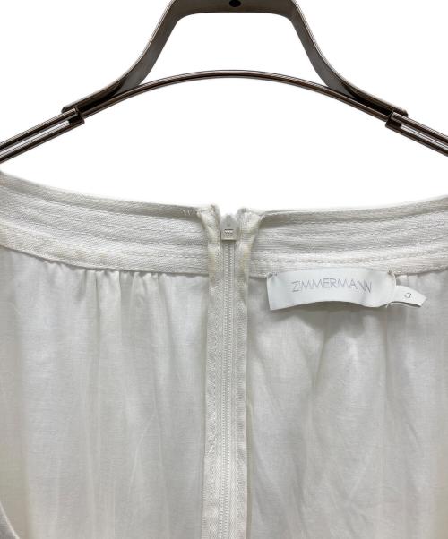ZIMMERMANN（ジマーマン）ZIMMERMANN (ジマーマン) ワンピース ホワイト サイズ:3の古着・服飾アイテム