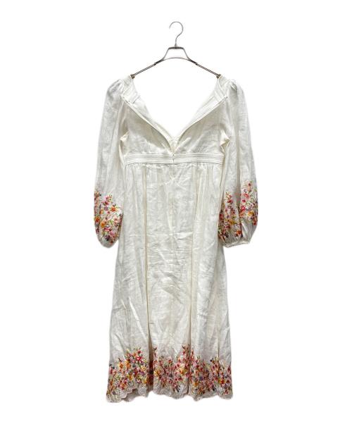 ZIMMERMANN（ジマーマン）ZIMMERMANN (ジマーマン) ワンピース ホワイト サイズ:3の古着・服飾アイテム