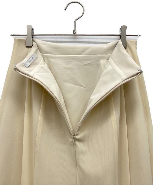 CLANE（クラネ）CLANE (クラネ) SHEER FLARE MERMAID SKIRT アイボリー サイズ:1の古着・服飾アイテム