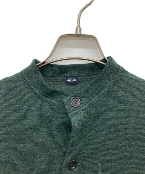 45R（フォーティファイブ・アール）45R (フォーティファイブ・アール) カメリヤニットソーのカーディガン グリーン サイズ:2の古着・服飾アイテム