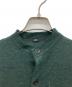 中古・古着 45R (フォーティファイブ・アール) カメリヤニットソーのカーディガン グリーン サイズ:2：10000円
