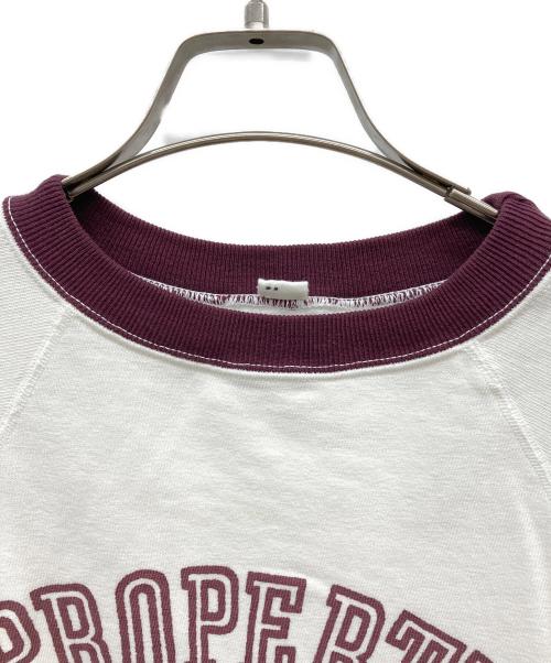 45R（フォーティファイブ・アール）45R (フォーティファイブ・アール) プロパティロゴプリント裏毛の908スウェット ホワイト サイズ:なしの古着・服飾アイテム