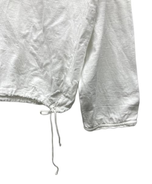 45R（フォーティファイブ・アール）45R (フォーティファイブ・アール) 度詰天竺のレースTシャツ ホワイト サイズ:2の古着・服飾アイテム