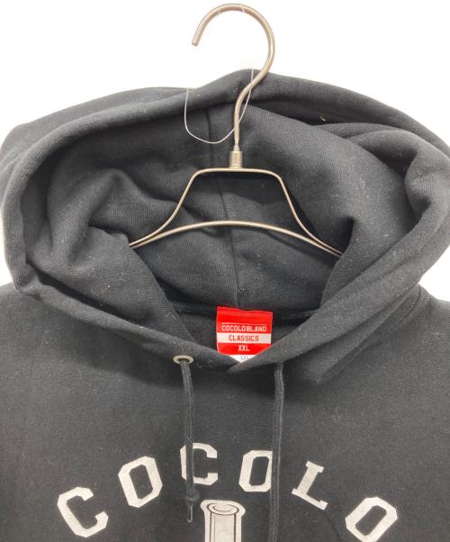 COCOLOBLAND（ココロブランド）COCOLOBLAND (ココロブランド) プリントパーカー ブラック サイズ:XXLの古着・服飾アイテム