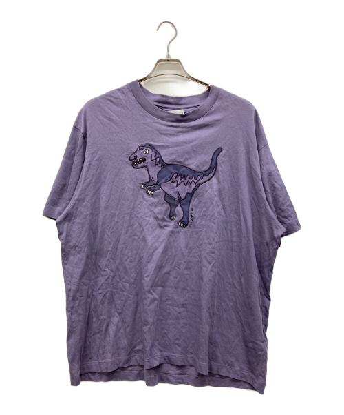 COACH（コーチ）COACH (コーチ) 半袖カットソー パープル サイズ:L 180/106Aの古着・服飾アイテム