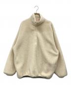 Spick and Spanスピック＆スパン）の古着「ハーフジップフリースジャケット」｜アイボリー