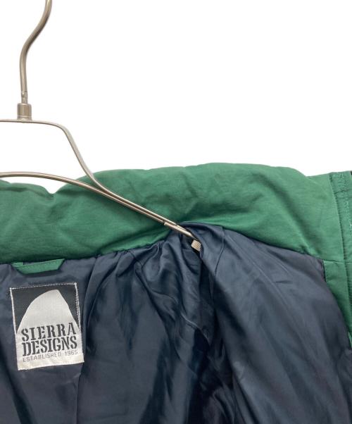 RODEO CROWNS（ロデオクラウン）RODEO CROWNS (ロデオクラウン) SIERRA DESIGNS (シエラデザインズ) 別注ダウンジャケット グリーン サイズ:Lの古着・服飾アイテム