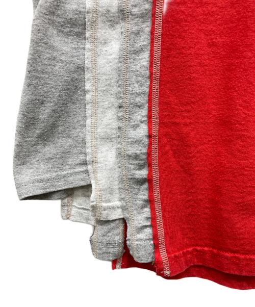 Rebuild by Needles（リビルドバイニードルス）Rebuild by Needles (リビルドバイニードルス) リメイク半袖Tシャツ マルチカラー サイズ:Mの古着・服飾アイテム