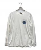 stussyステューシー）の古着「長袖Tシャツ」｜ホワイト