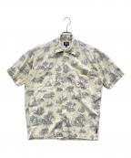 stussyステューシー）の古着「半袖シャツ」｜ベージュ