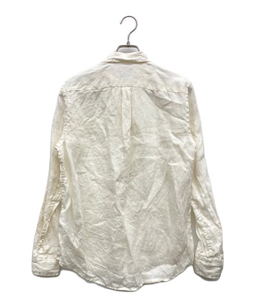 POLO RALPH LAUREN（ポロ・ラルフローレン）POLO RALPH LAUREN (ポロ・ラルフローレン) リネンシャツ ホワイト サイズ:S 160/84Aの古着・服飾アイテム