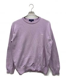 BURBERRY LONDON（バーバリーロンドン）の古着「クルーネックニット」｜パープル