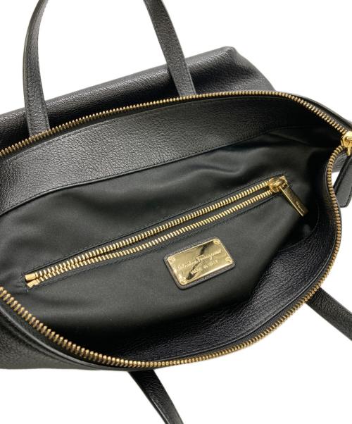 Salvatore Ferragamo（サルヴァトーレ フェラガモ）Salvatore Ferragamo (サルヴァトーレ フェラガモ) ガンチーニ ブラックの古着・服飾アイテム