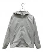 MAMMUTマムート）の古着「ソフトシェル フーデッド ジャケット」｜グレー