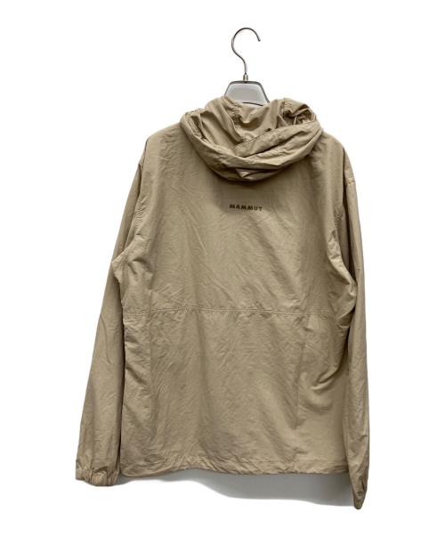 MAMMUT（マムート）MAMMUT (マムート) ハイキング ウィンドブレーカー フーデッド ジャケット ベージュ サイズ:XLの古着・服飾アイテム