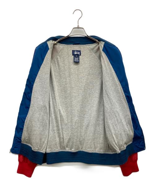 stussy（ステューシー）stussy (ステューシー) アーチロゴジャケット ブルー サイズ:Mの古着・服飾アイテム
