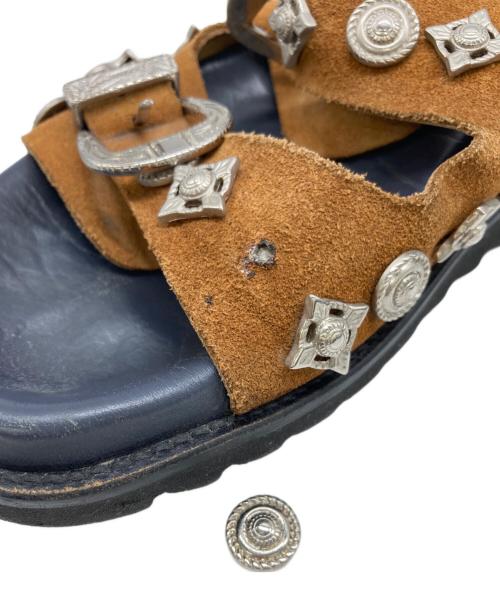 TOGA PULLA（トーガ プルラ）TOGA PULLA (トーガ プルラ) デコレーションサンダル ブラック サイズ:36の古着・服飾アイテム