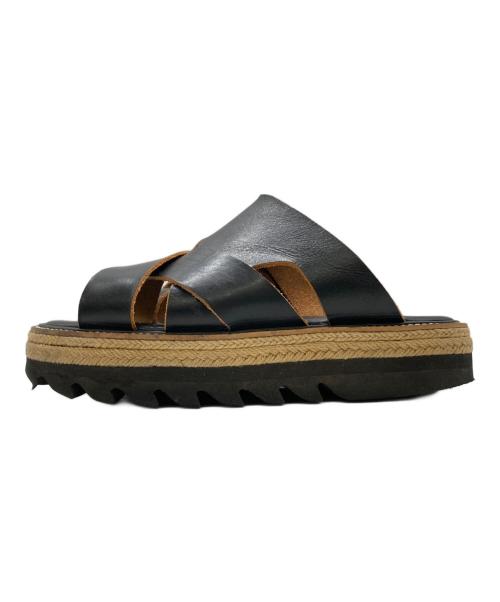 KAYO NAKAMURA by Y's（カヨ ナカムラ バイ ワイズ）kayo nakamura by Y's (カヨ ナカムラ バイ ワイズ) シャークソールサンダル ブラック サイズ:不明の古着・服飾アイテム