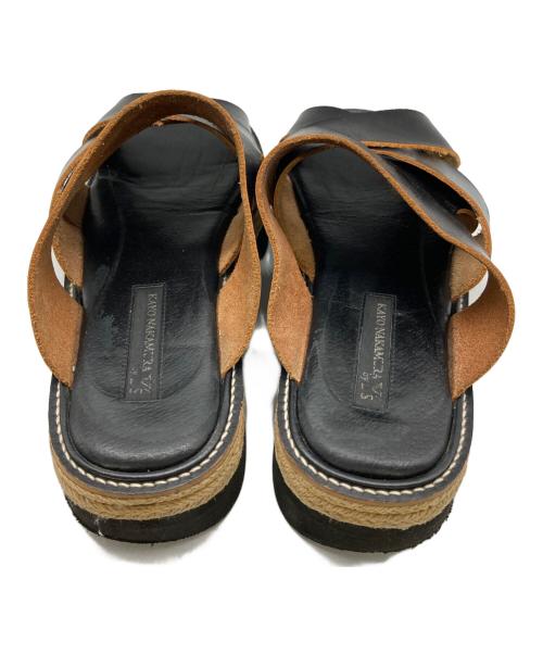 KAYO NAKAMURA by Y's（カヨ ナカムラ バイ ワイズ）kayo nakamura by Y's (カヨ ナカムラ バイ ワイズ) シャークソールサンダル ブラック サイズ:不明の古着・服飾アイテム