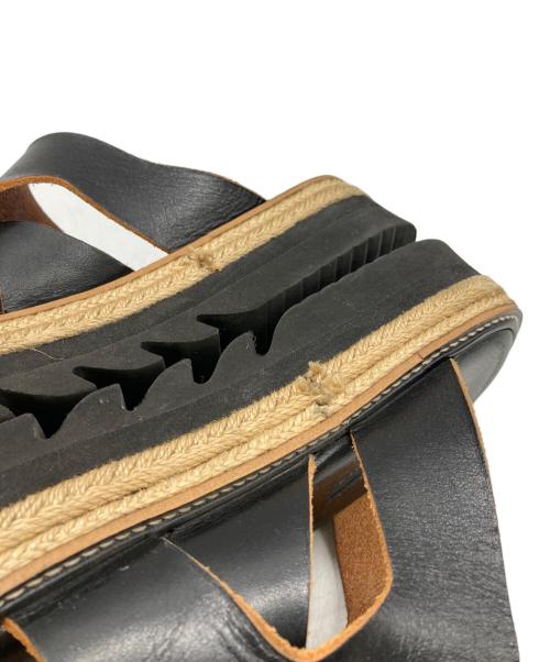 KAYO NAKAMURA by Y's（カヨ ナカムラ バイ ワイズ）kayo nakamura by Y's (カヨ ナカムラ バイ ワイズ) シャークソールサンダル ブラック サイズ:不明の古着・服飾アイテム