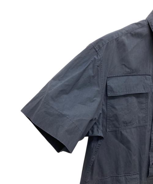 BLAMINK（ブラミンク）BLAMINK (ブラミンク) 半袖シャツワンピース ネイビー サイズ:38の古着・服飾アイテム