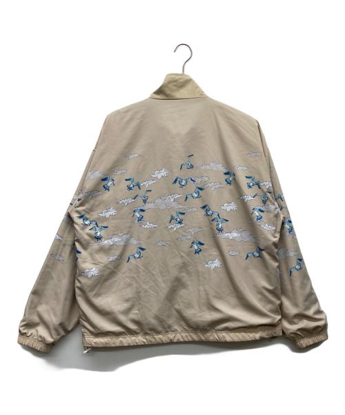 Left Alone（レフトアローン）Left Alone (レフトアローン) リバーシブルジャケット カーキ×ベージュ サイズ:Lの古着・服飾アイテム