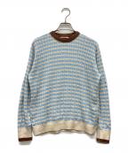 45Rフォーティファイブ・アール）の古着「超ガーゼケーブルストレッチの908オンザビーチクルー」｜マルチカラー