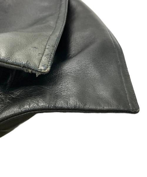 BRIONI（ブリオーニ）BRIONI (ブリオーニ) カシミアライナー付レザージャケット ブラック サイズ:50の古着・服飾アイテム