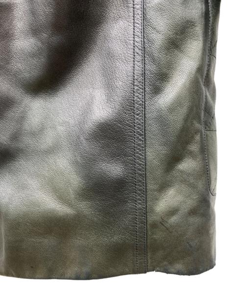 BRIONI（ブリオーニ）BRIONI (ブリオーニ) カシミアライナー付レザージャケット ブラック サイズ:50の古着・服飾アイテム