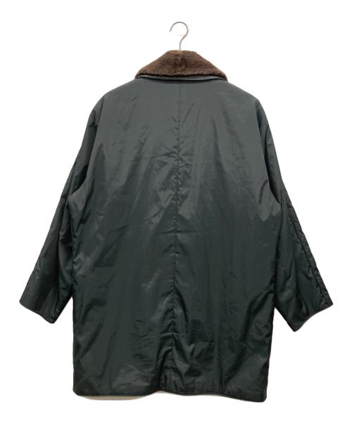 TURKIS TUKKU（ターキスタク）turkis tukku (ターキスタク) ナイロン切替レザーコート ブラック サイズ:なしの古着・服飾アイテム